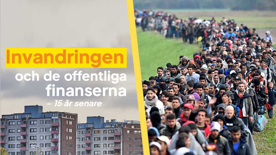 Rapport visar: Invandringen kostar 130 miljarder om året