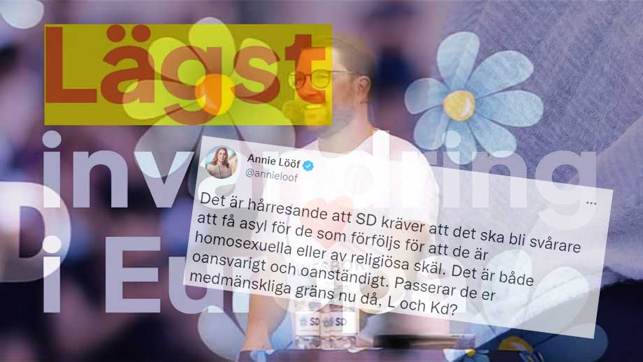 SD: Påstått byte av religion eller sexuell läggning i efterhand ska inte ge asyl