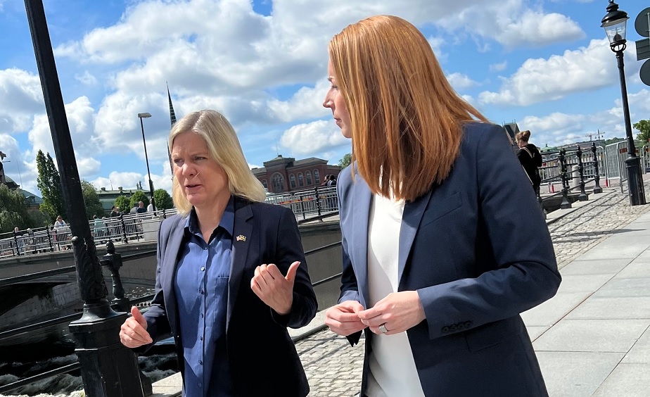 Lööf: Regering med S och M bäst för Sverige