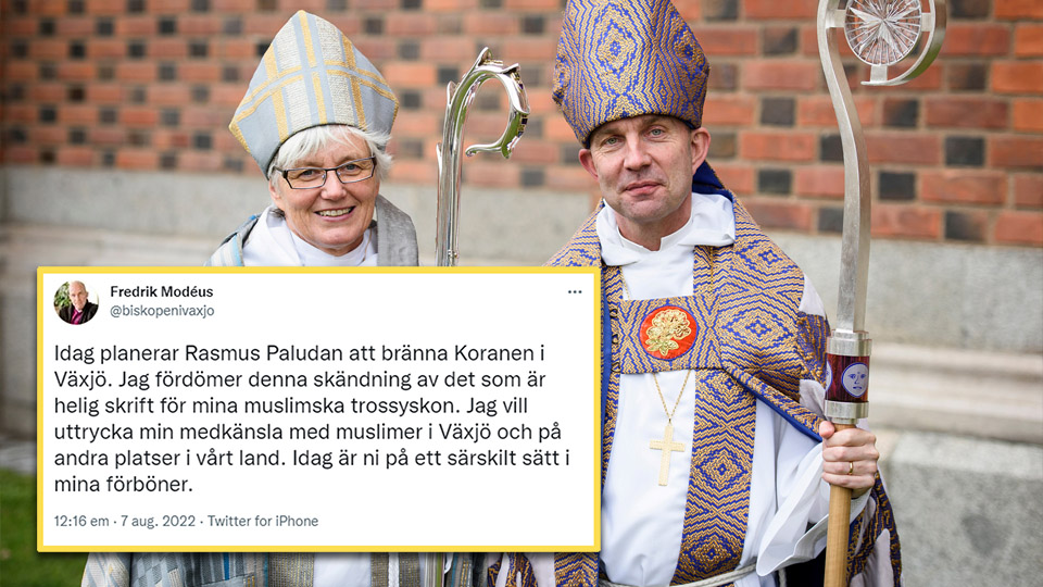 Biskop fördömer Paludan: ”Skändning mot mina muslimska trossyskon”