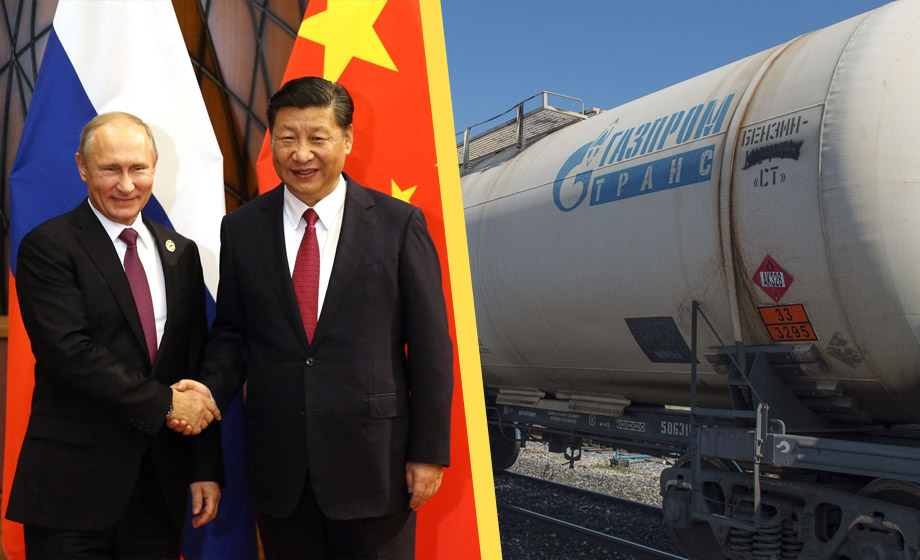 Kina och Saudiarabien säljer rysk gas och olja till Europa