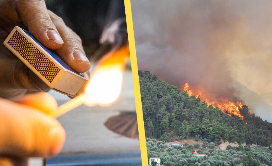 Sydeuropeiska bränder misstänks vara anlagda