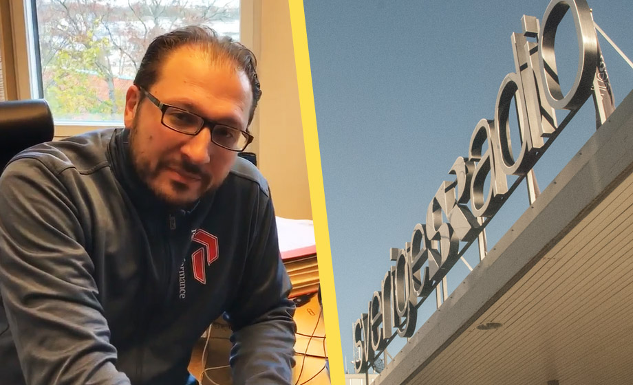 Sveriges Radio-journalist deltog i romani kris-möte