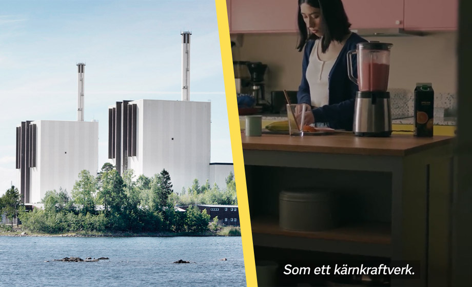 SVT:s kärnkraftsfientliga reklamvideo kritiseras