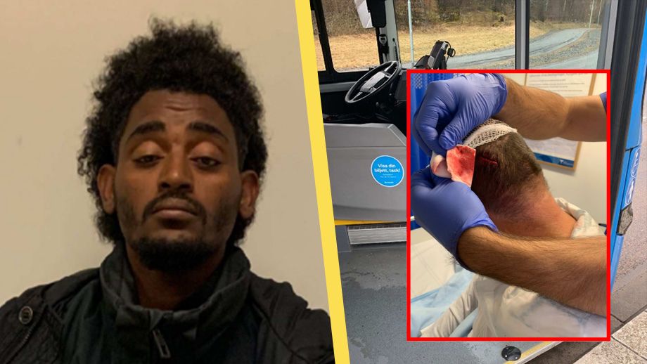 Eritrean nekades åka buss gratis – stenade chauffören blodig – UTVISAS INTE