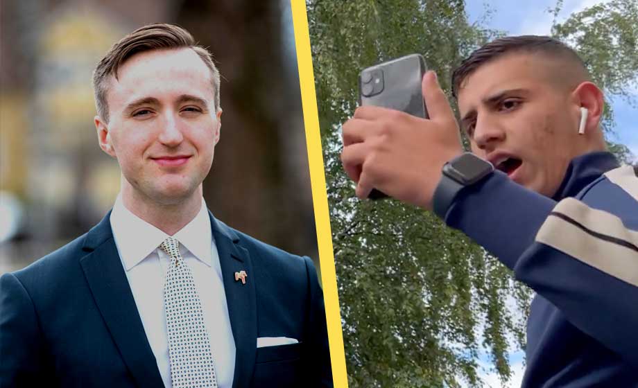 Invandrare hotar SD-politiker utanför hemmet