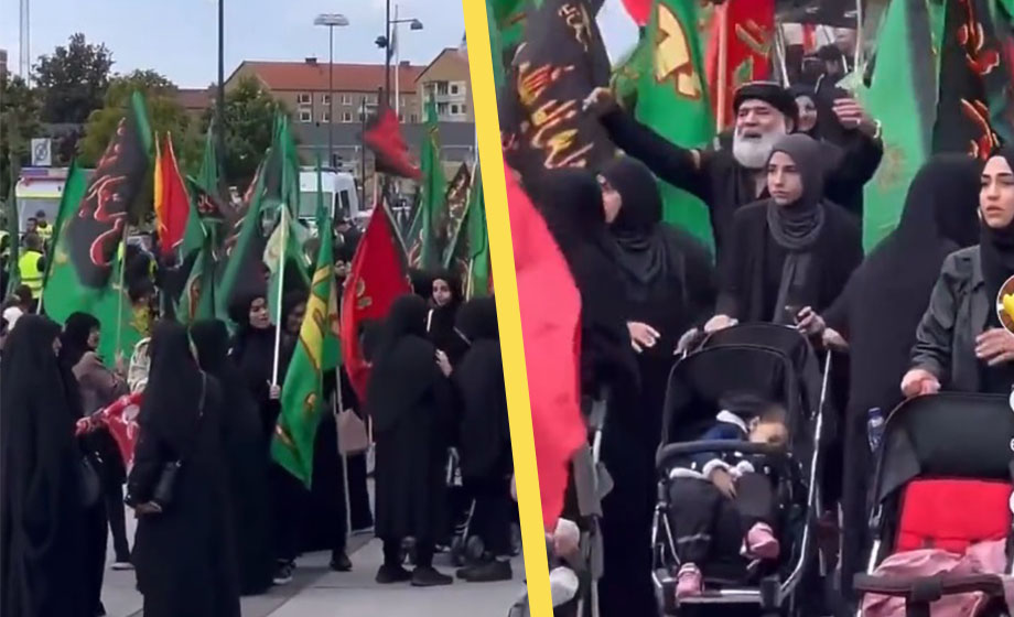 Muslimsk demonstration i Malmö går viral i Polen: ”Svenska kalifatet närmar sig”