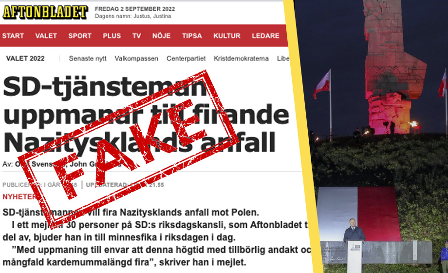 Gammelmedia i fejkad nazistskandal mot SD