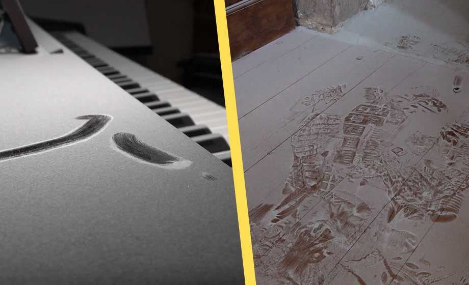 DNA säkrat i fall med kyrkovandalisering – läggs ändå ned