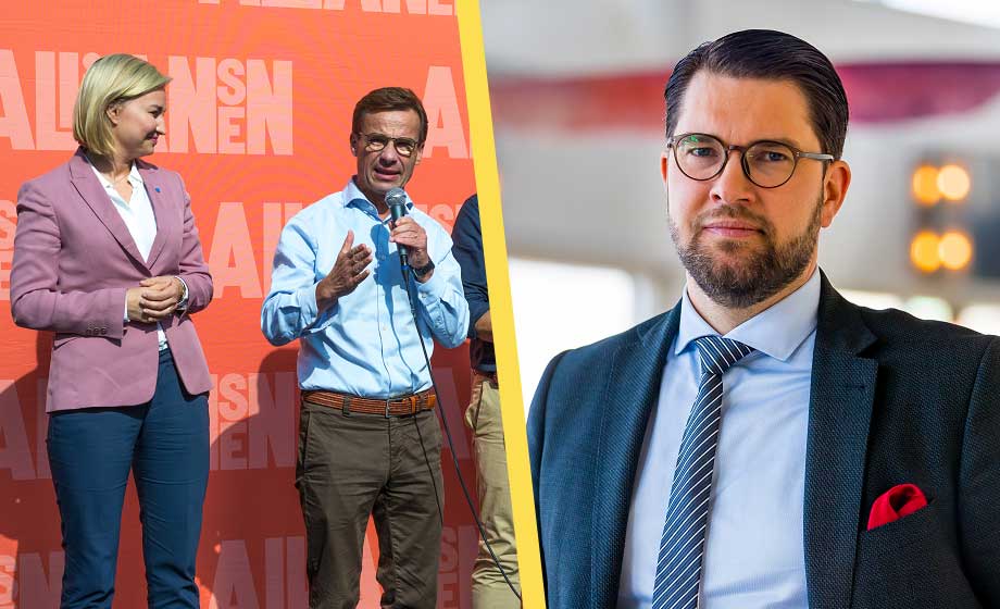 M- och KD-väljare vill ha SD i regeringen