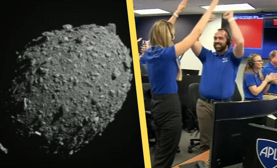 Här kraschar Nasa-sond med asteroid – i självförsvar