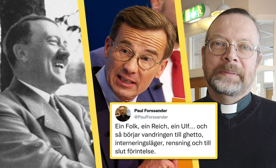 Konfirmandledare jämför Ulf med Hitler: ”Påminner om 30-talet”