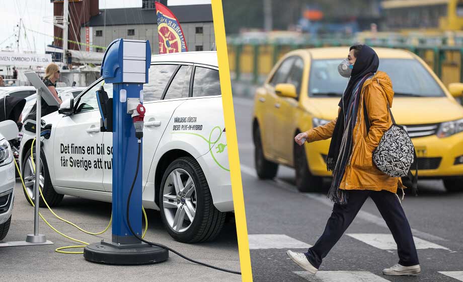 Avhandling: Sämre luft från elbilar