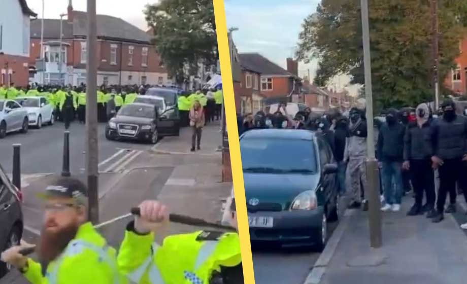 Gatustrider mellan hinduer och muslimer