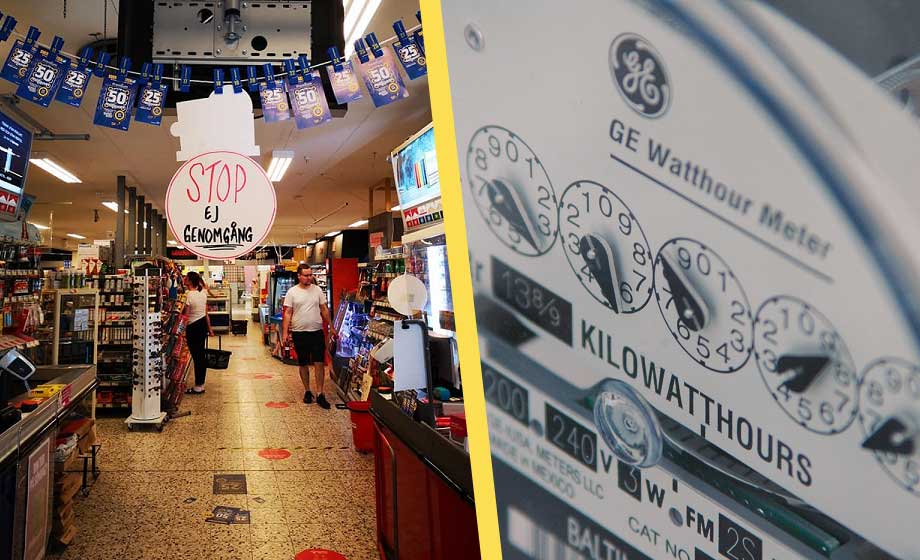 Elkrisen: Ica-butiken där kunderna handlar i mörkret