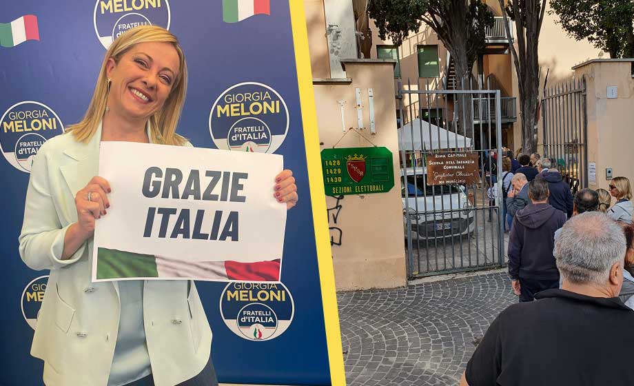Stor seger för italienska högern – Meloni ny premiärminister