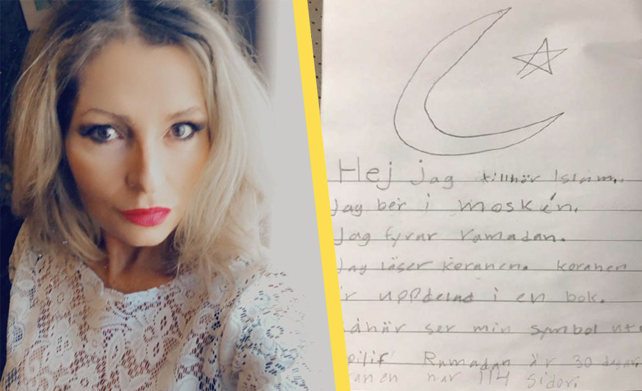 Katerina Janouch skrev att flicka ”tvingas skriftligt erkänna sig till islam” – döms för grovt förtal