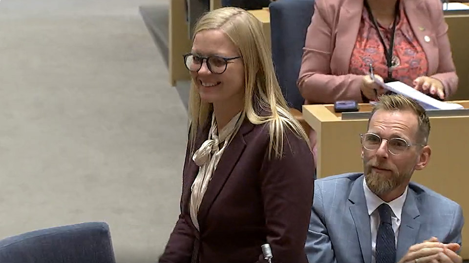 Klart: Julia Kronlid (SD) blir andre vice talman