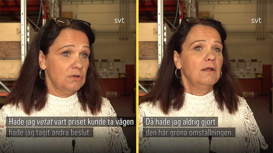 Tacket till företaget för grön omställning: elräkning på en miljon – i månaden
