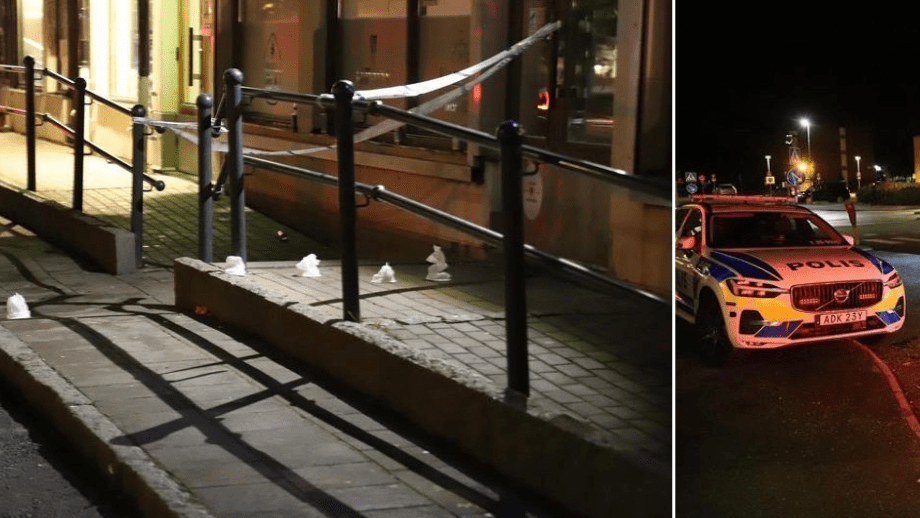 Man skjuten vid restaurang