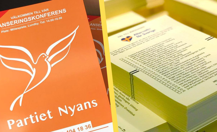 Fler än 180 000 röster på annat än riksdagsparti