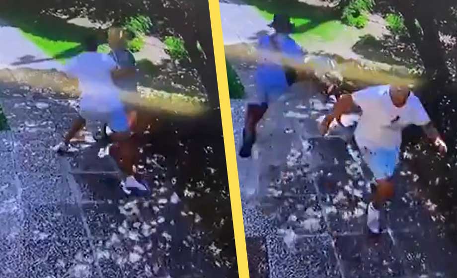 VIDEO: 89-årig kvinna rånad och misshandlad av tonårsgäng