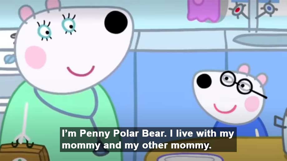 Kontrovers om Peppa Pig med två mammor: ”Oacceptabel genusindoktrinering”