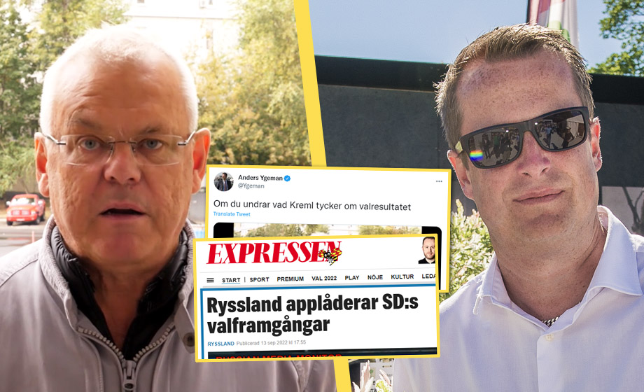 Oklar grund för påståendet ”Ryssland applåderar SD:s valframgångar”