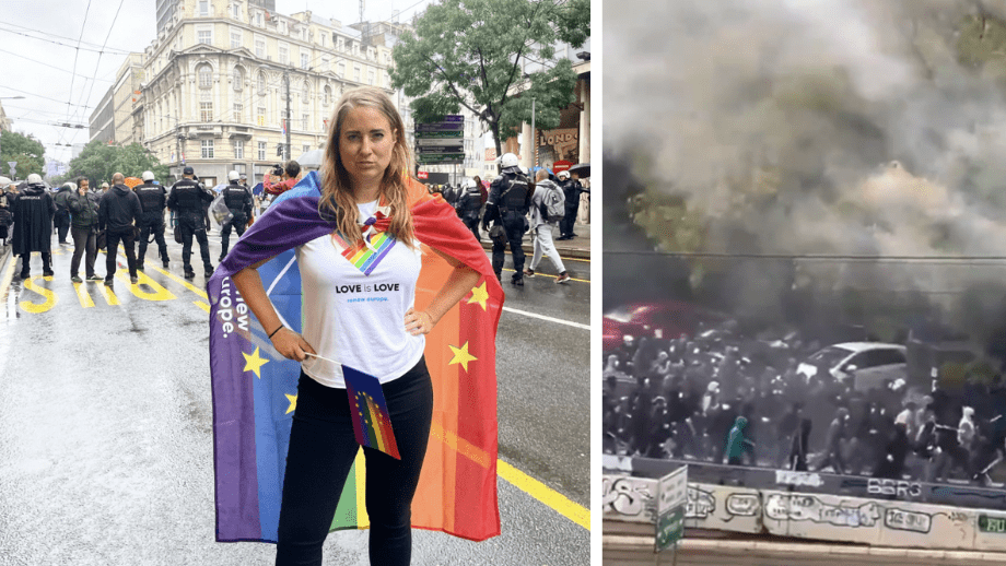 Svensk C-topp Pridekampanjar i Serbien – mot folkets vilja