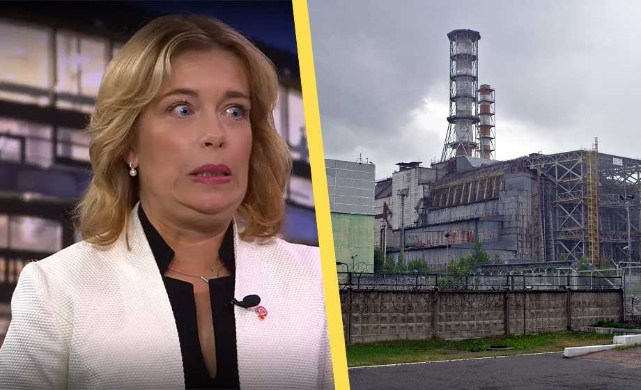 Här blir Annika Strandhäll ägd av tv-serien Chernobyls skapare