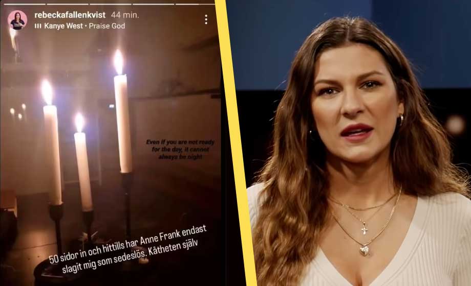 Riks-profilen tas ur tjänst efter Anne Frank-inlägg