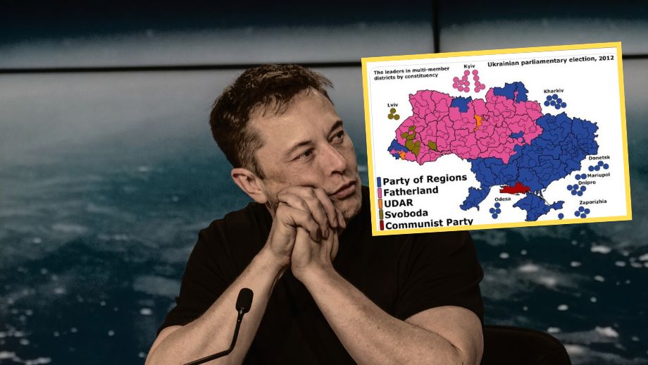 Elon Musks fredsplan: ”Vissa delar av östra Ukraina föredrar Ryssland”