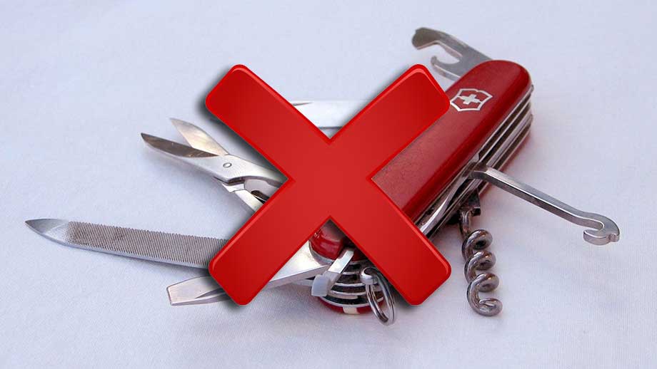Hovrätten: Förbjudet ha schweizisk fickkniv