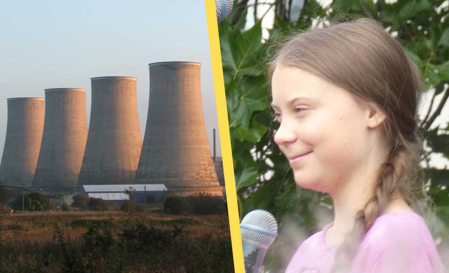 Greta: Fel av Tyskland att stänga kärnkraft