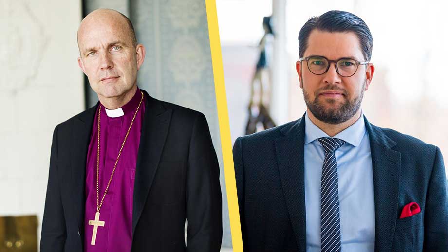 Biskop attackerar SD – beskriver Åkesson som antikrist