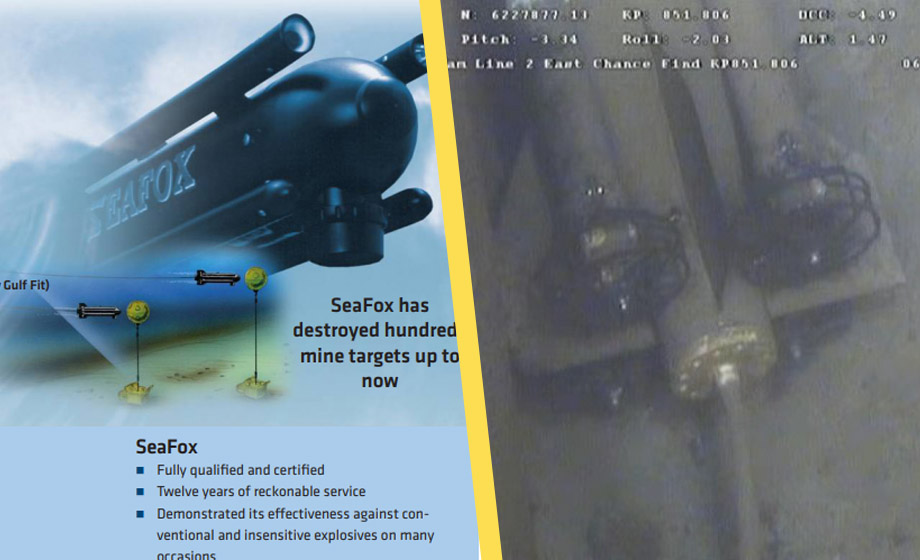 Gazprom-fyndet 2015: Misstänkt Nato-bomb vid Nord stream