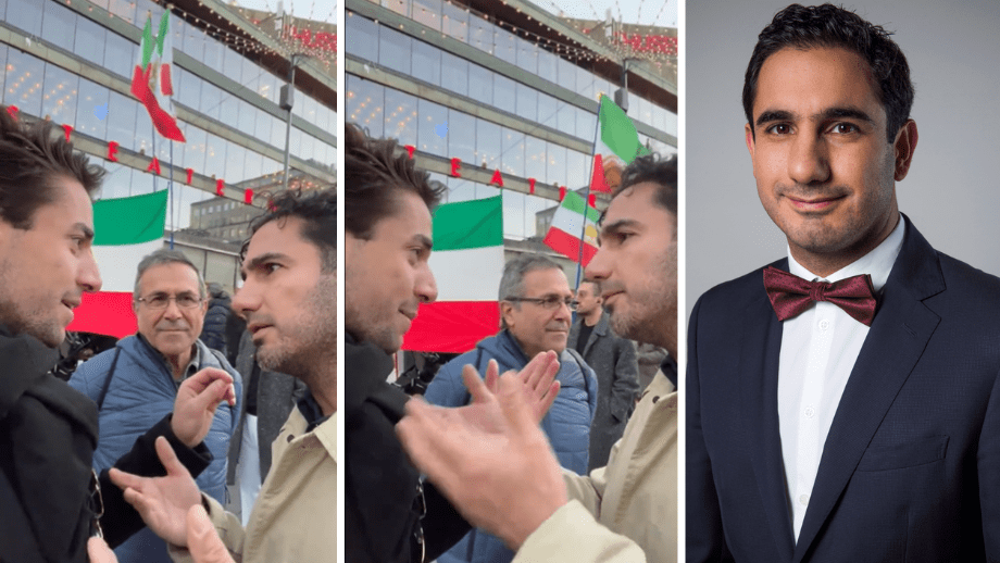 VIDEO: Shekarabi (S) konfronteras om Iran-besöket – ”Inte hyckleri”