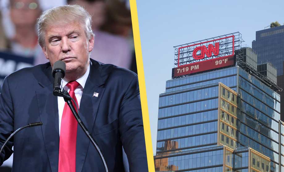 Trump stämmer CNN på halv miljard dollar för ärekränkning