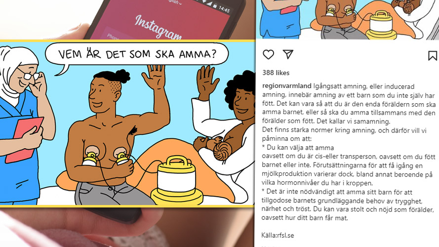 Region Värmland efter ”Vem ska amma”-kampanj: ”Aggressiva mejl”