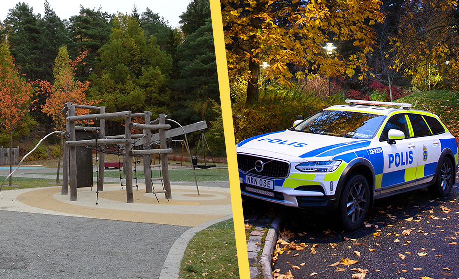 Man gruppvåldtagen vid lekplats: ”Allmänheten behöver inte känna oro”