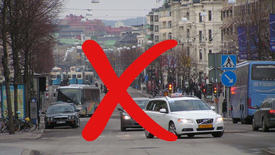 Rödgrönt förbud mot bensin- och dieselbilar i Göteborg
