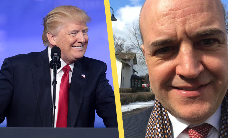 Reinfeldt attackerar Trump: ”Världens farligaste man”