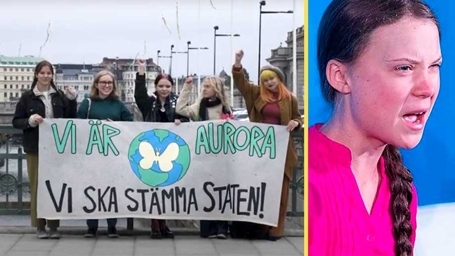 Klimat-Greta och 600 barn stämmer svenska staten