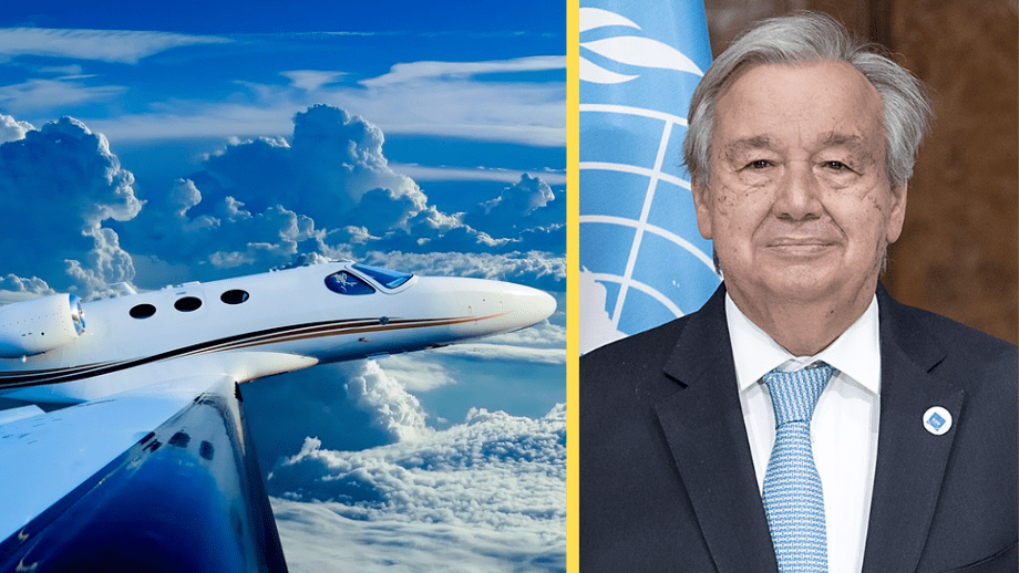 400 CO2-utsläppande privatplan anlände till klimattoppmöte i Egypten