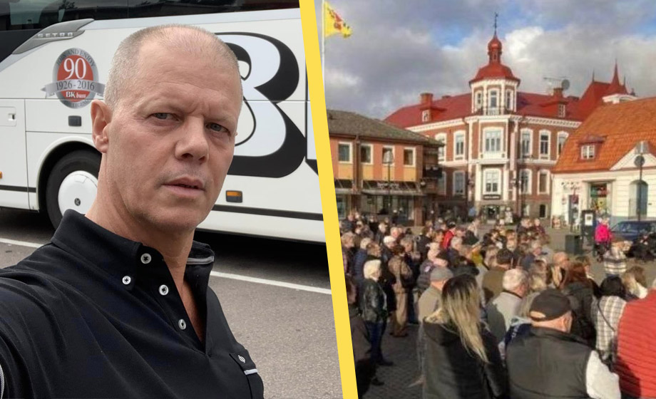 Benny, 56, lovar fortsatta protester mot Moderaterna i Sölvesborg