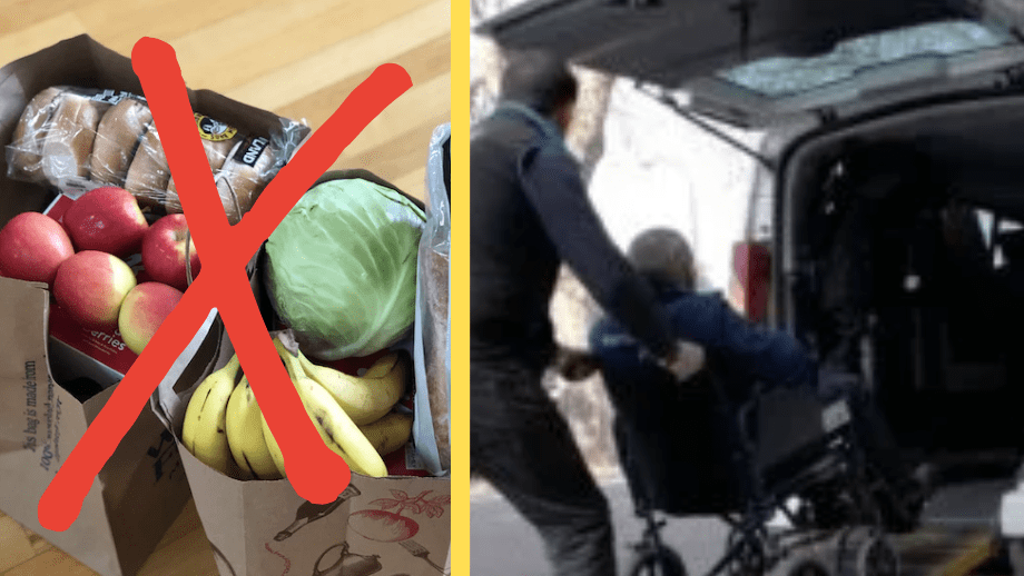 Funktionshindrad nekades färdtjänst – tvingades vänta 7 timmar i matbutik