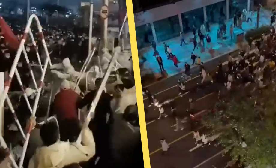 Stora kinesiska protester mot restriktioner och kommunistregimen