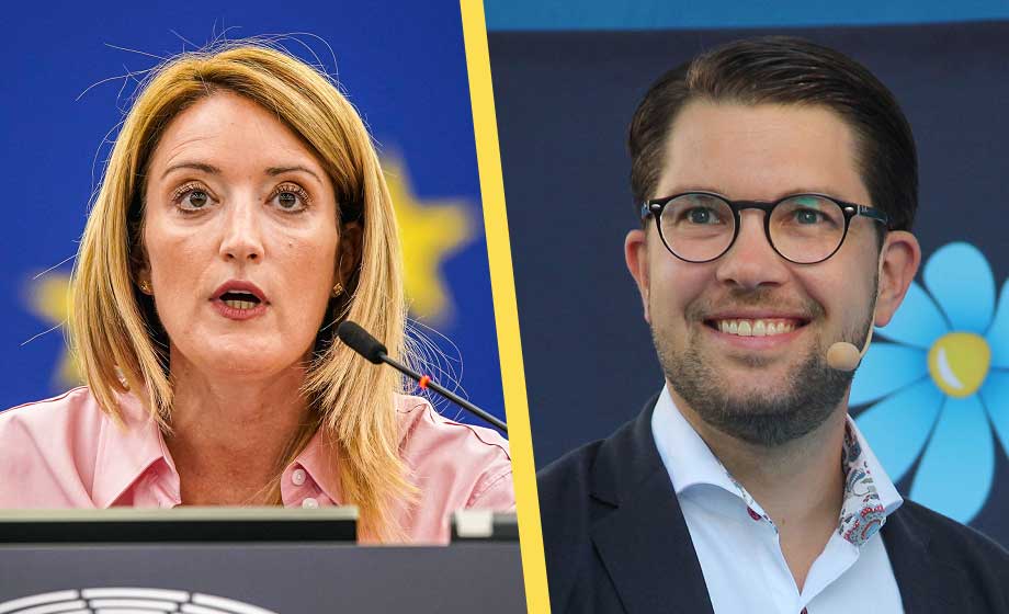 EU-toppar kräver besked om SD:s makt