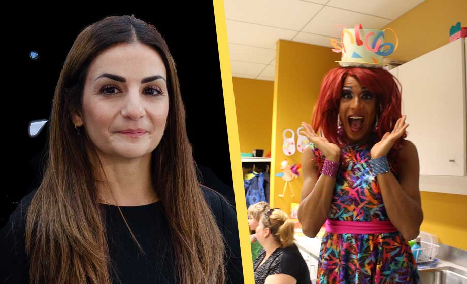 Kulturministern försvarar sagostunder med dragqueens