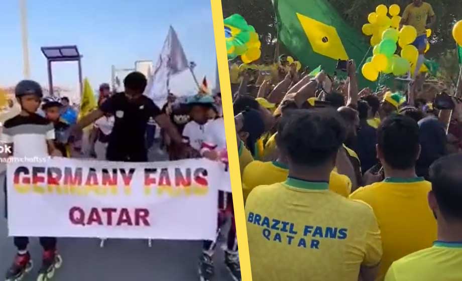 VIDEO: Qatar anklagas för att betala falska fans